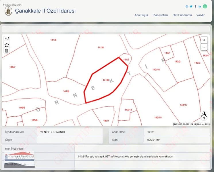 Çanakkale Yenice Kovancı Köyü 4+2 satılık müstakil ev – fotoğraf 34