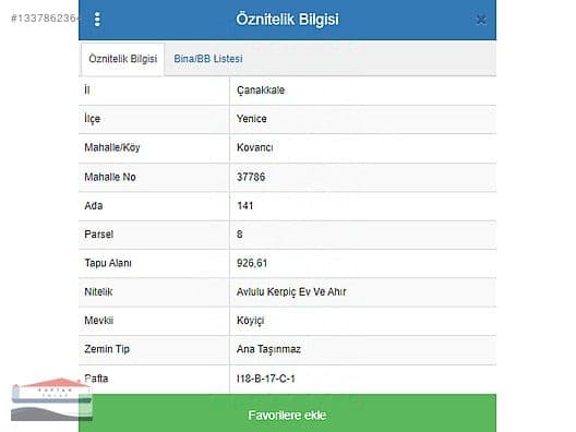Çanakkale Yenice Kovancı Köyü 4+2 satılık müstakil ev – fotoğraf 33