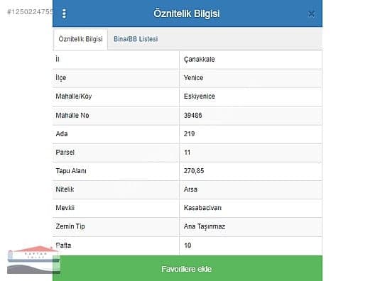 Çanakkale Yenice Eski Yenice satılık arsa – fotoğraf 25
