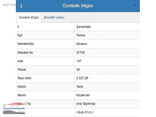 Çanakkale Yenice Kovancı Köyü satılık arsa – fotoğraf 19