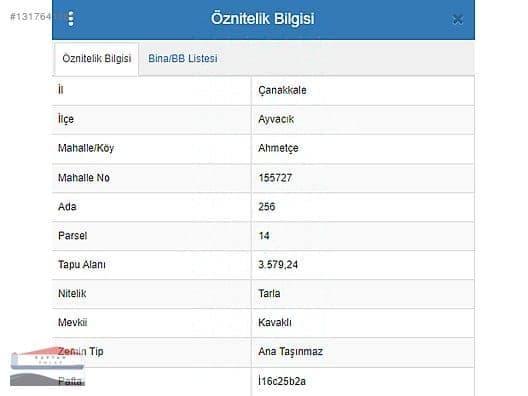 Çanakkale Ayvacık Ahmetçe Köyü satılık arsa – fotoğraf 4