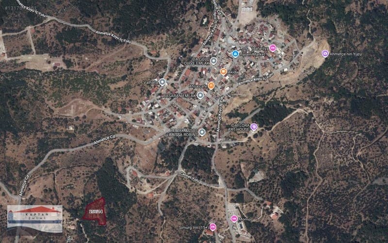 Çanakkale Ayvacık Ahmetçe Köyü satılık arsa – fotoğraf 2